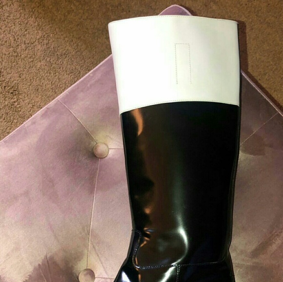 Blanche Color-Block Leather Boot - Picture 2 of 4